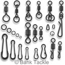 Carp Fishing Tackle Swivels Quick Change Flexi Chod Clips Rig Rings Links Loops