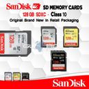 Tarjeta SD SanDisk 128 GB de memoria Ultra o Extreme Pro Clase 10 cámara rápida foto fabricante de equipos originales