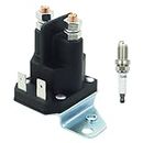 DABAZUALY 725-06153A Starter Solenoid for Compatible with Cub Cadet MTD Troy Bilt Craftsman XT1 XT2 RZT CC 30 Riding Lawn Mower Tractor Replace 725-06153
