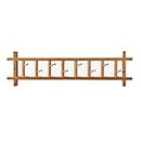 Modern Decorative Coat Rack Wall Mounted Wood Living Room Bedroom entryway Rustic Hanger Coat Hooks for Hanging Clothes Key Towel Robe Furniture Accessories 8hooks (8hooks)