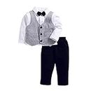 Wish Karo Cotton Clothing Sets For Baby Boys-(bt76nb_Navy Blue_9-12mths)