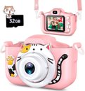 Kids Selfie Camera Toys for 3 4 5 6 7 8 9 10 11 12 Year Old Girls，Christmas Birt