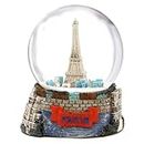 Paris Eiffel Tower Snow Globe Souvenir (3.5 Inches Tall), 65mm Glass Globes