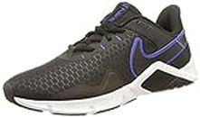 Nike "Legend Essential 2" (CQ9356-403) Men's Training Shoes, Black/Racer Blue, Size: 10