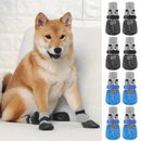 Anti Slip Dog Boots Shoes Breathable Mesh Flexible Socks Pet Puppy Booties 4Pcs