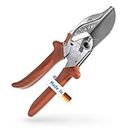 Original LÖWE Miter Shears 3.104 with 45° Stops for Precision Cutting - Professional Grade Angle Cutter Tool for Plastic, Rubber, Wood, PVC, Leather, Metal