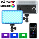 VILTROX Sprite 15C 15W RGB LED Video Panel Light 2800-6800K on-Camera Fill Light