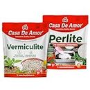 Casa De Amor Perlite 400 gm and Vermiculite 900 gm Growing Media for Organic Gardening
