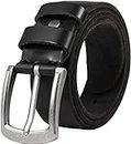Home Aesthetic Leather Belt Mens Belts Jeans Casual Belt Full Grain Leather Big and Tall Size Available
