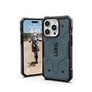Urban Armor Gear Pathfinder Housse Compatible avec Apple iPhone 15 Pro Case [Compatible avec Le Chargement sans Fil/magnétique, Protection Selon Les Normes Militaires] Bleu (Cloud)