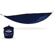 Kammok: Roo Single Hammock | Strong & 100% Water Resistant Ripstop Recycled Fabric | Comfortable, Packable, Lightweight (Adventure Grade) (Roo Single, Midnight Blue)