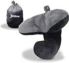 J-Pillow, Almohada de Viaje diseño de invento británico del año 2013 - (Negro)
