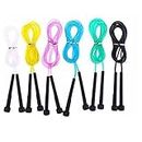 Gmefvr Skipping-Rope Jump Skipping Rope for Men, Women, Weight Loss, Kids, Girls, Children, Adult - Best in Sports, Exercise, Workout with Wooden Handle and Plastic Handle (Plastic)