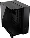 CORSAIR 6500X Mid-Tower ATX Dual Chamber PC Case – Panoramic Tempered Glass – Reverse Connection Motherboard Compatible – No Fans Included – Black