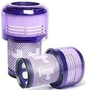 2 PACK Filter Replacement for Dyson V12 Detect Slim Cordless Vacuum and V12 Slim Vacuums, Compare to Part 971517-02