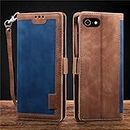 Excelsior Premium PU Leather Wallet flip case Cover Compatible with Apple iPhone 6 | 6s | 7 | 8 | SE 2020 | SE 2022 (Blue)