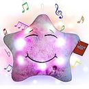 LoveHugs Jouet sensoriel musical en peluche - Jouet sensoriel pour autisme - Aide au sommeil pour enfants - Adhd Toys - Jouets lumineux sensoriels scintillants