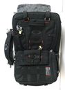Oakley Tactical Field Gear Rolling Carry On Luggage Nylon Bag Black