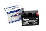 Vertex VP14-4 Sealed AGM Motorcycle/Powersport Battery, 12V, 12Ah, CCA (-18) 200, Replaces: CTX14-BS, YTX14-BS Perfect battery for Motorcycle, ATV's, Personal Watercraft and Snowmobiles