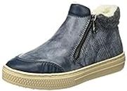 Rieker Women's Ankle Boots, Blue Navy Ocean Granite, 6 US