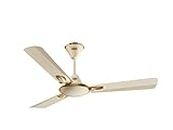 POLAR 1200 Mm Corvette Core Ceiling Fan - Ivory | Rust-Resistant & Long-Lasting Fan For Home | Energy-saving, High Speed and Efficient | Bee Stars Rated | Comes Up With 2 Years Warranty