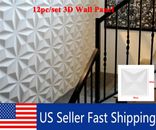 12pcs/set 3D Wall Panel DIY Home Decor Ceiling Tiles Wallpaper Background Decal