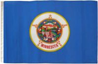 12x18 12"x18" State of Minnesota Sleeve Flag Boat Car Garden