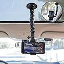 TREEVY Universal Phone/Camera Mount in Dashboard | Camera Car Windshield Suction Cup Mount | Great for Vehicle Video Recorder, Smartphone (Pack of 1).