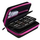 AUSTOR Case for New 3DS XL Black and Rose