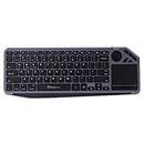 KEYBOX BK9801TB Wireless Keyboard with Touchpad and 7 Color Backlit and Easy Media Control Buttons, Connect to Android, iOS and Windows, Android TV, Mobile and Laptop, 3 Device Connect