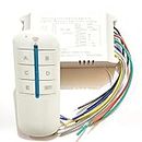 TRP Traders 5 Way Remote Control Switch PVC, Wireless RF Radio Remote Control Switch for Light & Fan