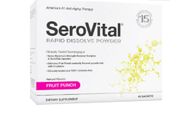 SeroVital Rapid Dissolve Powder Fruit Punch, 40-sachets Sealed Authentic