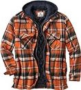 Legendary Whitetails Men's Maplewood Hooded Shirt Jacket X-Large, Tomahawk Plaid