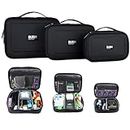 3 x BUBM MULTIPLE FUNCTION ACCESSORIES STORAGE CARRY BAG CASE USB cable memory card power cord battery storage mobile disk bag case