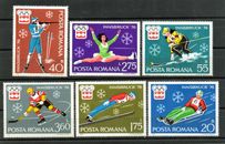 RUMANIA / ROMANIA  año 1976 yvert nr.2937/42 nuevo deportes de invierno Innsbruk