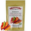 Banana Sweet Pepper Seeds (Approx. 80 Seeds- 1 Gram) Deliciously Sweet and Versatile for Any Meal