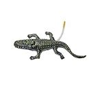 Action Toys Air Operated Decorative Crocodile Toy with Bubble/Oxygen Generator for Aquarium/Fishtank(Multicolor)