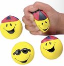 12 PCS FUN SILLY FACE EMOJI 3" SQUEEZE BALLS STRESS RELIEVER GIFT TOY USA SELLER