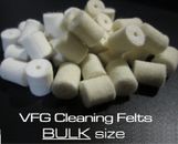 VFG REGULAR felts for cleaning rod system --  13 sizes available! Bulk Size Wool