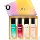 Moody Perfume For Women | Eau De Parfum | All Day Fragrance | Travel Friendly | Luxury Scent | Birthday Gift Set | Long Lasting Up To 8 Hours | Pocket Perfume | Combo Pack 4x20ml (80 ml)