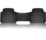 Vaygway Car Floor Mat Runner - Rubber Rear Floor Mat Liner - Black Back Seat Mat Liner - Auto Trimmable Universal Fit Mat for Vehicle