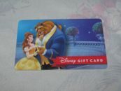 Disney Beauty Beast Gift Card - No Balance, $0, Empty Collectible Card - Belle