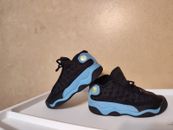 Jordan 13 Retro Unisex Zapatos de Bebé Talla 10c Niño Niña Azul Claro Negro