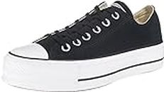 Converse Women's Chuck Taylor All Star Lift Low-Top Sneakers, Black (Black/Garnet/White 001), 9 UK (42.5 EU)