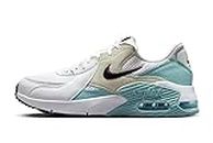Nike Women's Air Max Excee Trainers, White Ocean Luck, 8.5 CA