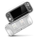 NiTHO SWITCH LITE BUMPER PACK, Grip Case for Nintendo Switch Lite – Glass Screen Protector, Hand Grips, Thumb Grips, Game Card Storage - Black