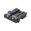 LPA TPU Adjustable Rear White Dot Sight Set For Taurus PT9258100 Black TPU29TS30