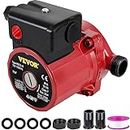 VEVOR RS15-6 Hot Water Recirculating Pump 110V Circulation Pump 3/4-Inch NPT 3-Speed Recirculation Pump 9.5 Gpm for Water Heater System