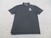 Under Armour Polo Shirt Mens Large Black Wounded Warrior Project Freedom Golf