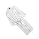 TOYANDONA Classic Bath Robe Dacron Bathrobe Towel Luxury Long Spa Robe Plush Lightweight Absorbent Sleepwear Kimono Robe for Men Home Hotel XXXL Size